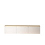 Hanah Home Soporte para TV Neon - White v2 Blanco y Roble